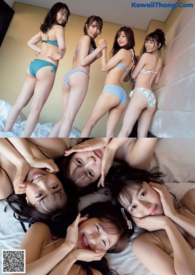 Kokoro Naiki 内木志, Yuuka Kato 加藤夕夏, Karin Kojima 小嶋花梨, Airi Tanigawa 谷川愛梨, Weekly Playboy 2019 No.26 (週刊プレイボーイ 2019年26号) No.b95af8